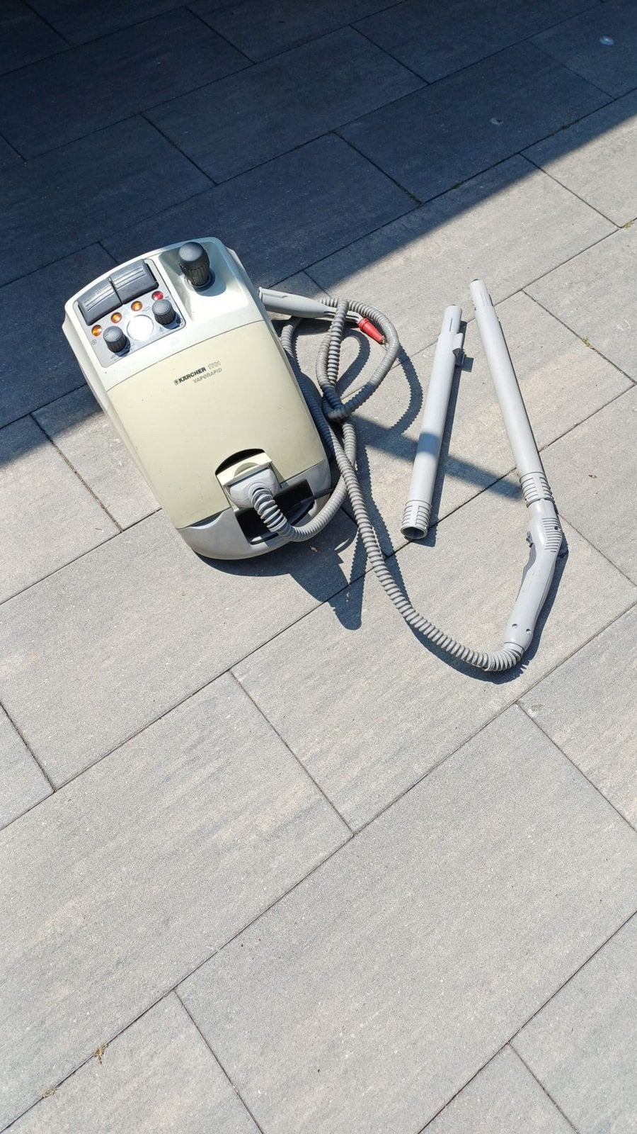 Stoomreiniger karcher vaporapid 1701, Ophalen, Zo goed als nieuw, Laadpaal