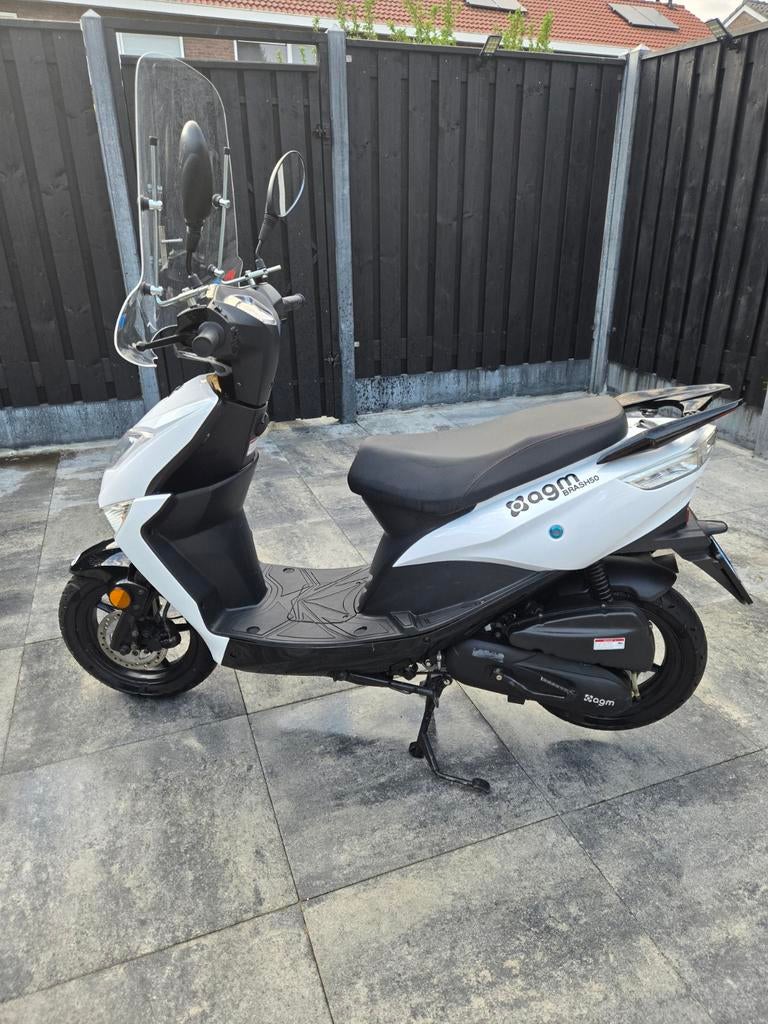 AGM scooter wit, bouwjaar 2019, 1206 km, Fietsen en Brommers, Brommeronderdelen | Scooters, Gebruikt, Overige merken, Overige typen