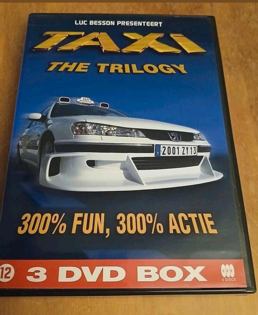 Taxi Trilogy 3 dvd box, Vanaf 12 jaar, Ophalen of Verzenden, Zo goed als nieuw