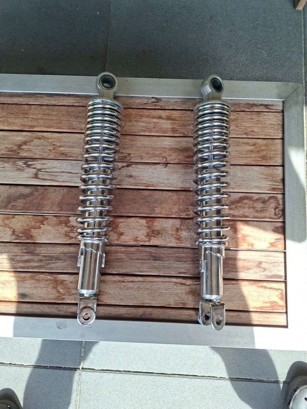Schokbrekers set 340 mm nieuwstaat., Motoren, Onderdelen | Merk-onafhankelijk, Ophalen of Verzenden