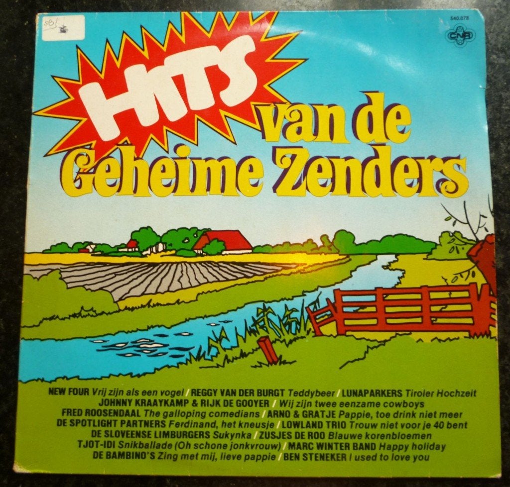 LP Piratenmuziek HITS VAN DE GEHEIME ZENDERS, Cd's en Dvd's, Vinyl | Nederlandstalig, LP, Gebruikt, Ophalen of Verzenden, Levenslied of Smartlap