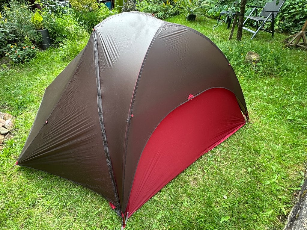 MSR FreeLite 3p Groen (inc. Footprint + MSR Mini-Groundhogs), Caravans en Kamperen, Tenten, Ophalen of Verzenden, Zo goed als nieuw