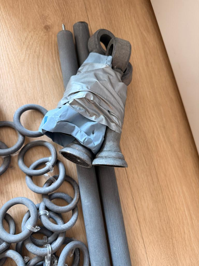 Complete 2-delige Gordijnrail, Ophalen, 200 cm of meer