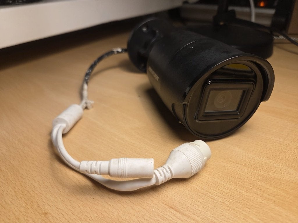 Hikvision 4K IP-camera DS-2CD2086G2-IU zwart 2.8mm, Ophalen of Verzenden, Gebruikt, Buitencamera