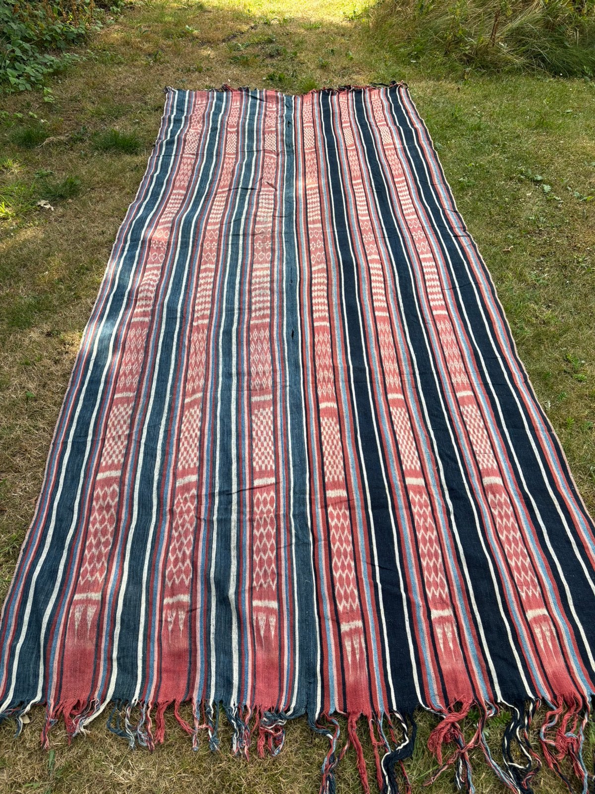 Prachtige antieke Sulawesi Toraja ikat kleed, Ophalen of Verzenden
