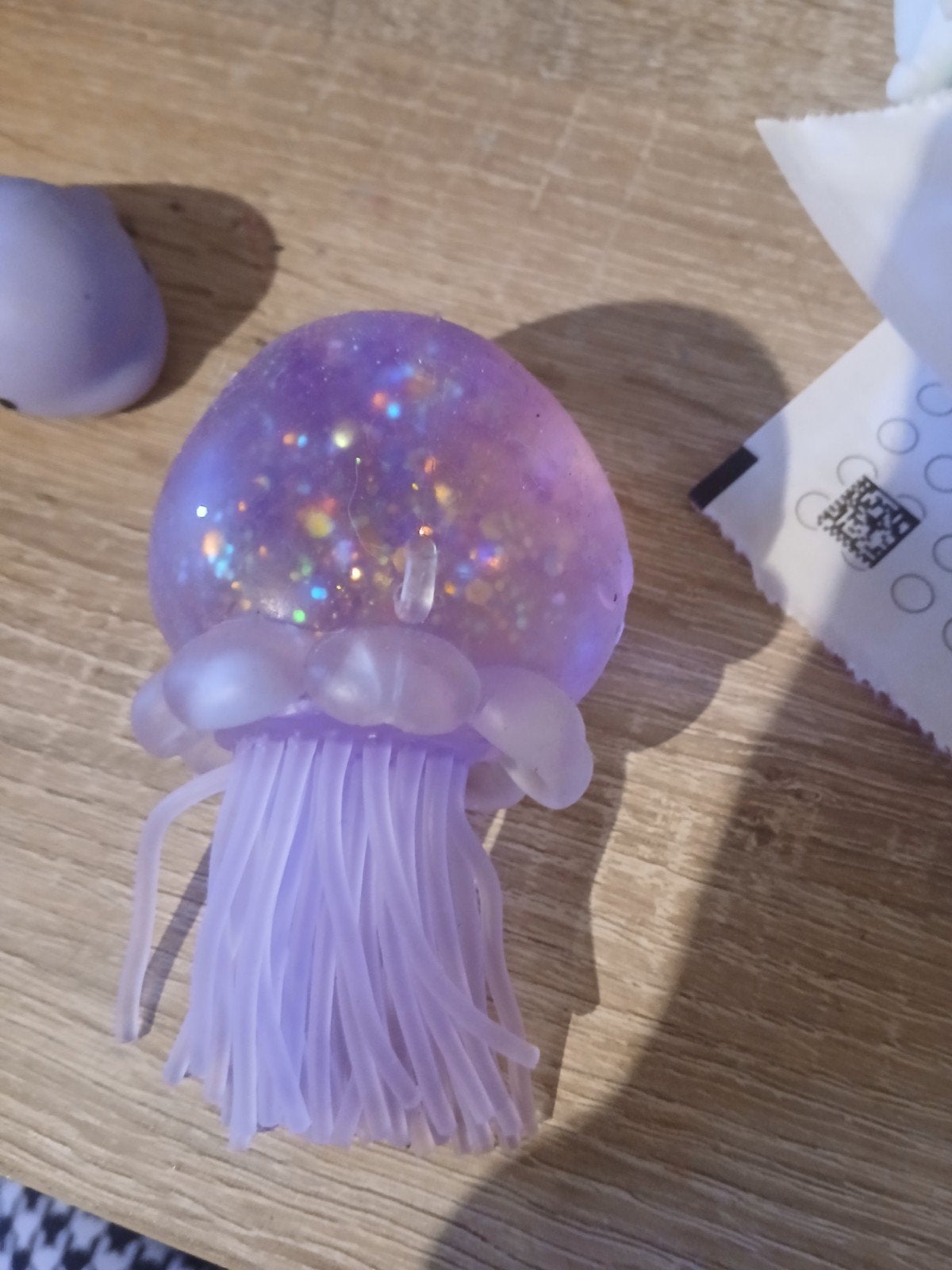 Nee Doh Squishie Kwal - Paars met Glitter, Ophalen of Verzenden, Zo goed als nieuw, Jongen of Meisje