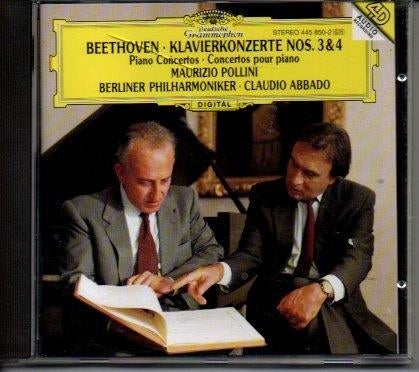 Beethoven: Pianoconcerten 3 & 4 / Pollini, Abbado, Ophalen of Verzenden, Classicisme, Zo goed als nieuw, Opera of Operette