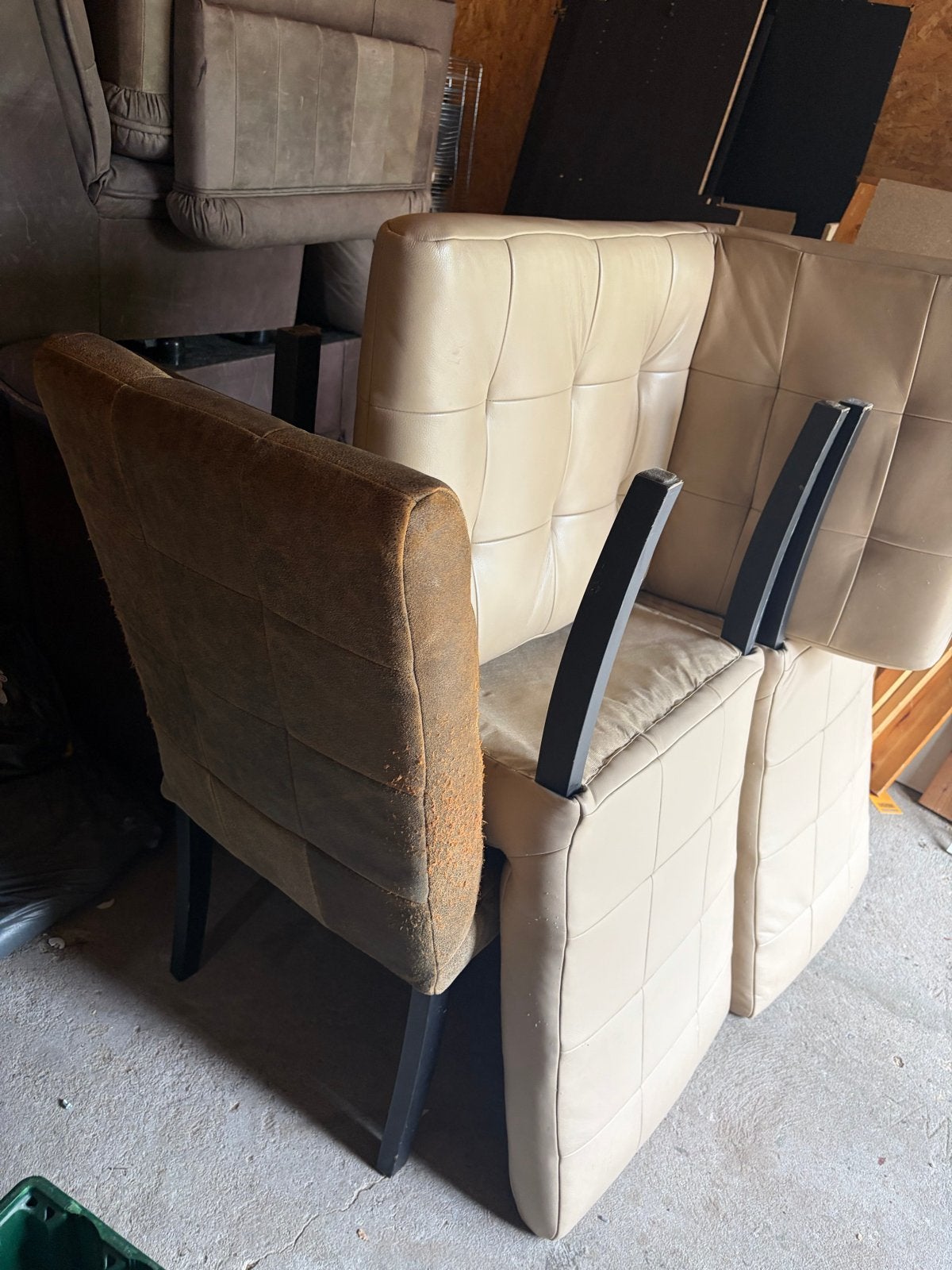 Zes eetkamertafel stoelen, Ophalen, Gebruikt, Twee, Overige kleuren