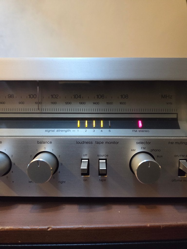 Technics SA-101 receiver (1979) in prachtstaat, Zo goed als nieuw, Ophalen, Overige merken, Minder dan 60 watt