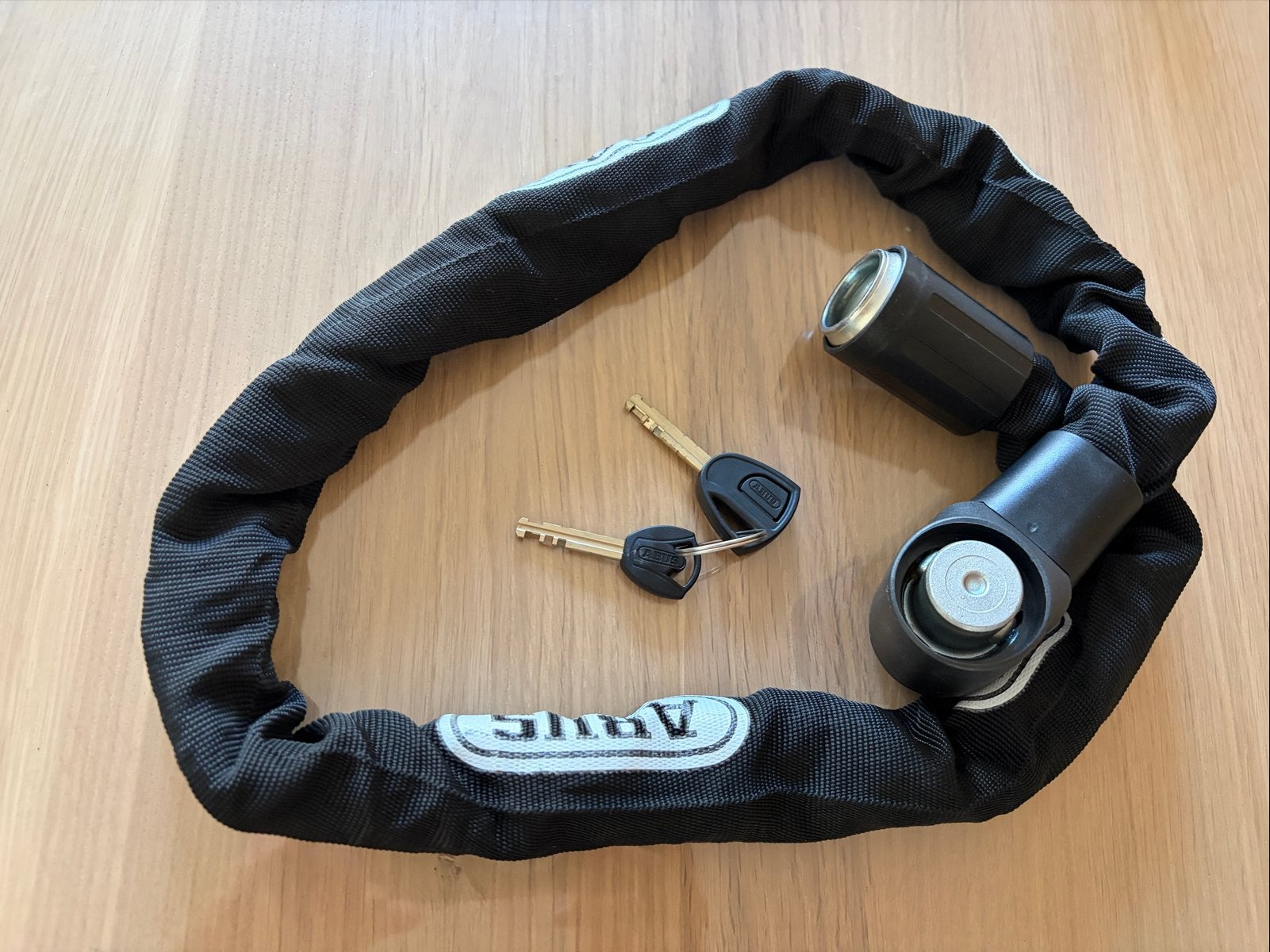 ABUS Kettingslot D-58292 Wetter met 2 sleutels, Ophalen of Verzenden, Kettingslot