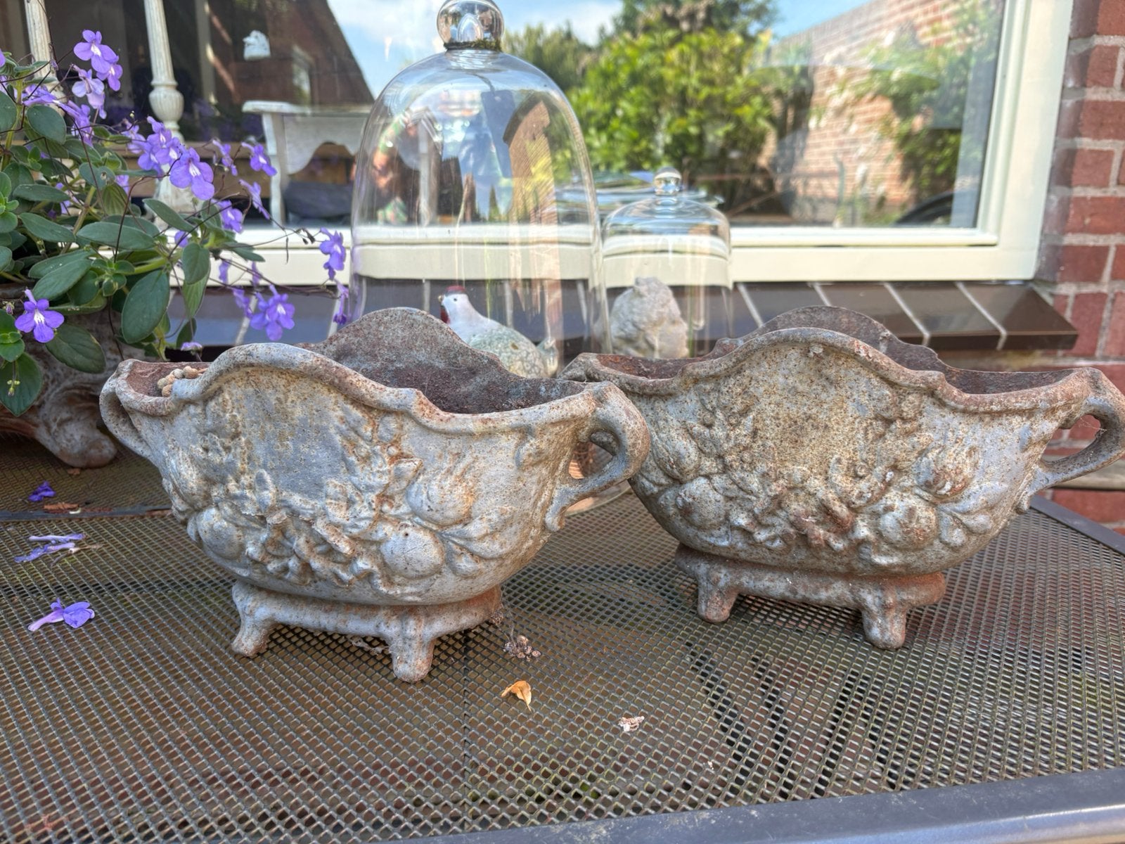 jardinieres stel, Ophalen, Gebruikt