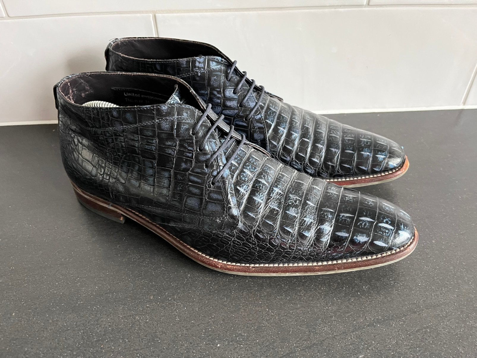 Floris van Bommel herenschoenen maat 11 / 46, Kleding | Heren, Schoenen, Floris van Bommel, Floris van Bommel, Zo goed als nieuw