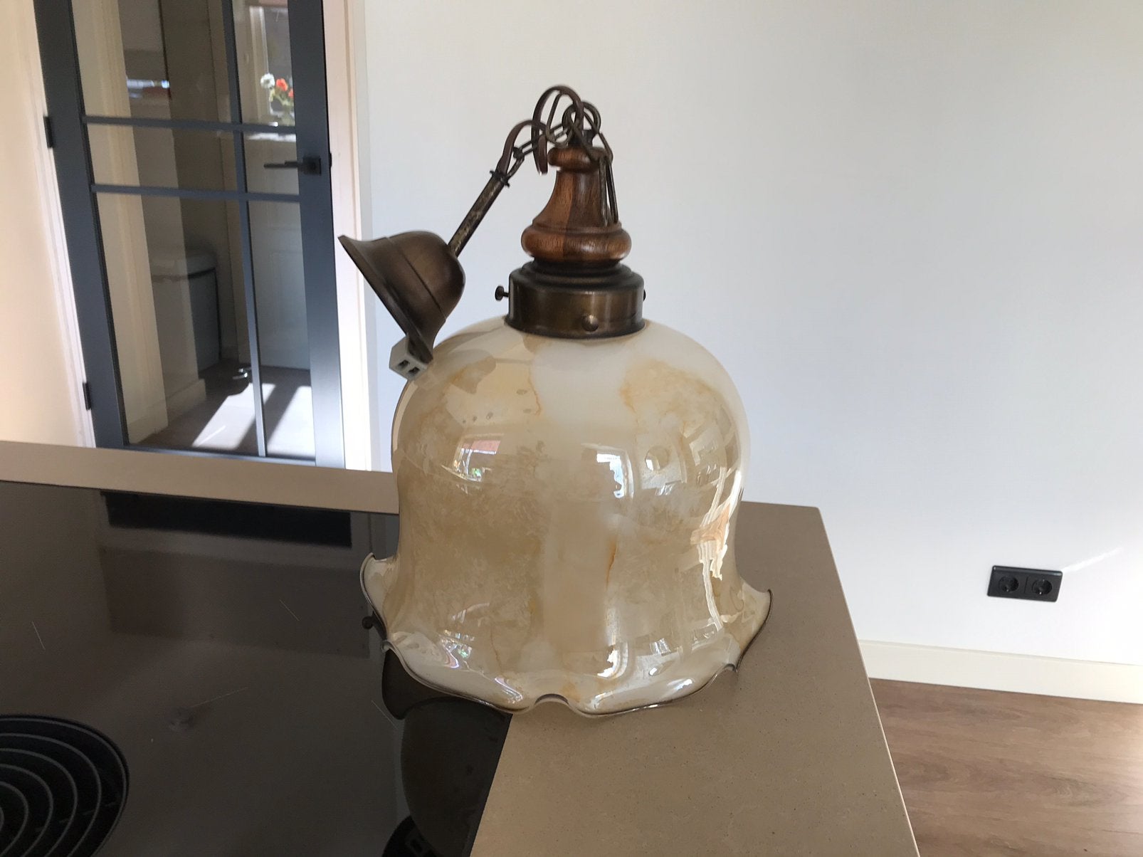 Vintage hanglamp, Ophalen of Verzenden