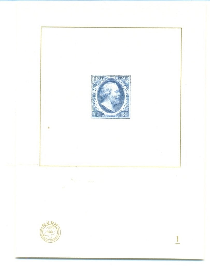 Nederland Blauwdruk nr. 1 postfris, Verzenden, Na 1940, Postfris