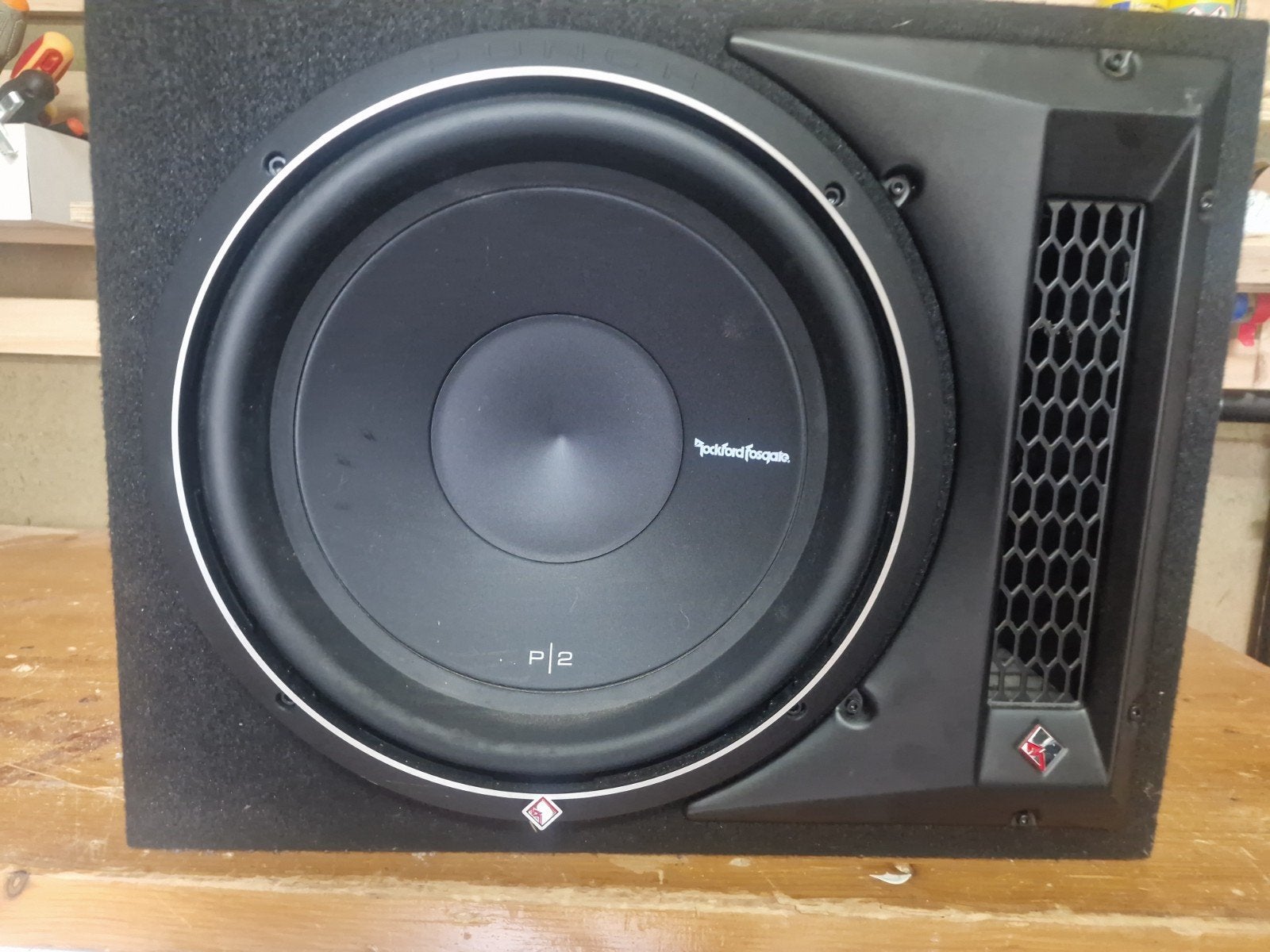 Rockford Fosgate P2-1X12 Subwoofer (PUNCH P2), Auto diversen, Ophalen, Gebruikt
