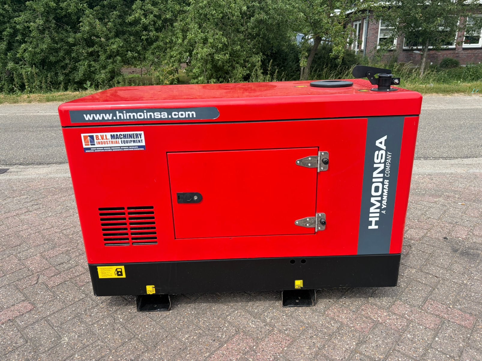 Yanmar 13 kVA stamford 230/400 volt aggregaat generatorset, Dieselolie, Geluidgedempt, Ophalen of Verzenden, Zo goed als nieuw