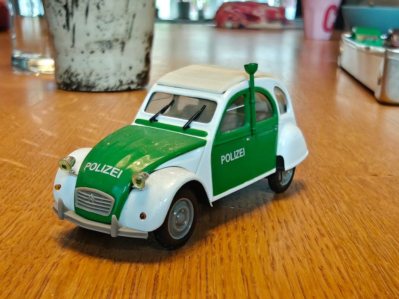 Norev Citroen 2CV 6 Polizei EEND, Ophalen of Verzenden, Nieuw, Auto