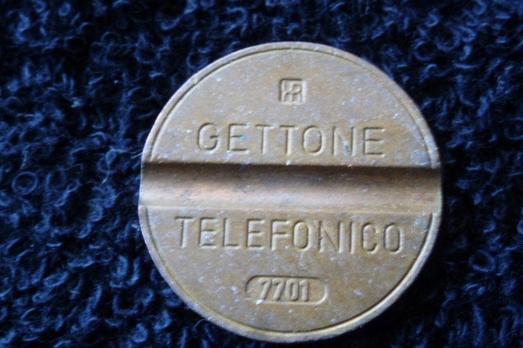 telefoonmunt Italie - Gettone telefonica 7701 (Jan 1977), Ophalen of Verzenden, Overige materialen, Buitenland