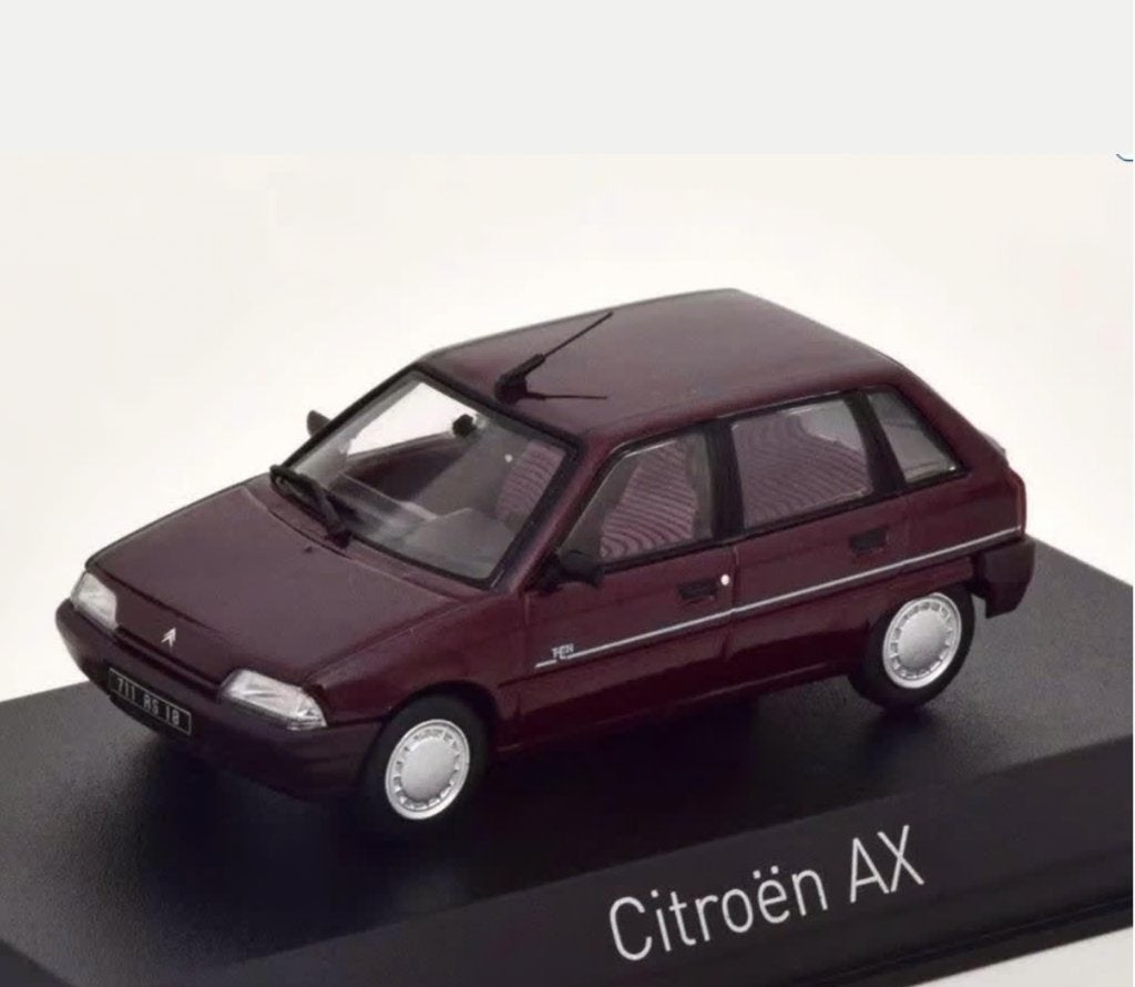 Citroen AX TEN 1992 Rood Opera schaal 1/43 NOREV ref. 155163, Hobby en Vrije tijd, Modelauto's | 1:43, Verzenden, Nieuw, Auto