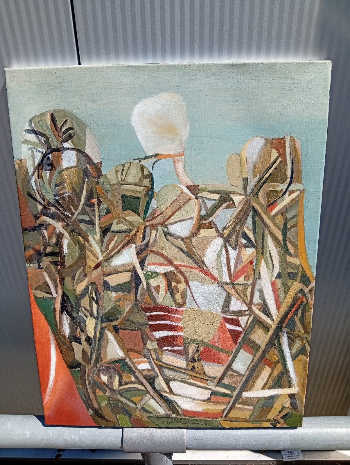 Mooi schilderij van kunstschilder jan hartzema, Antiek en Kunst, Ophalen of Verzenden