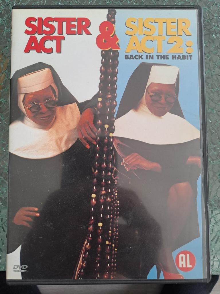 Sister act 1&2 (dvd), Alle leeftijden, Ophalen of Verzenden, Zo goed als nieuw, Actiekomedie