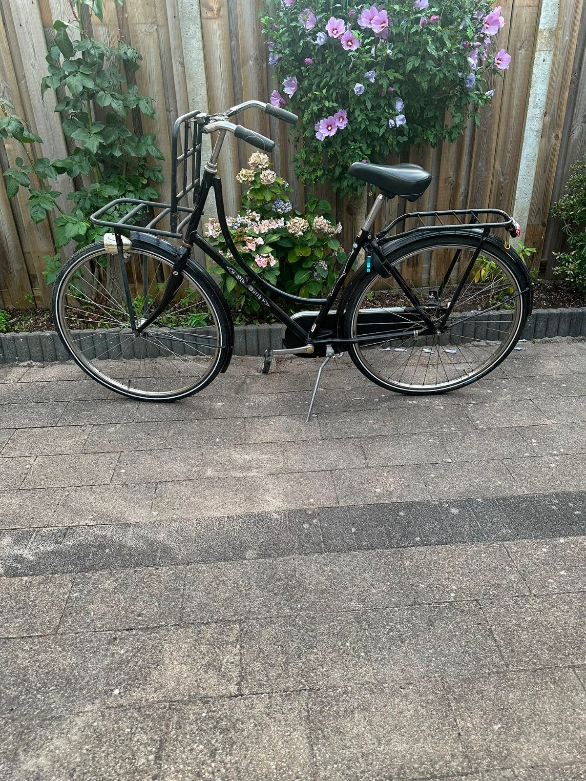 omafiets met axa slot en voordrager, 56 cm of meer, Ophalen, Gebruikt