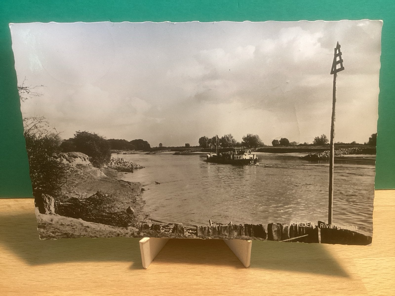 Rhenen.  Rivergezicht.    583, Ophalen of Verzenden, 1940 tot 1960, Gelopen, Noord-Holland