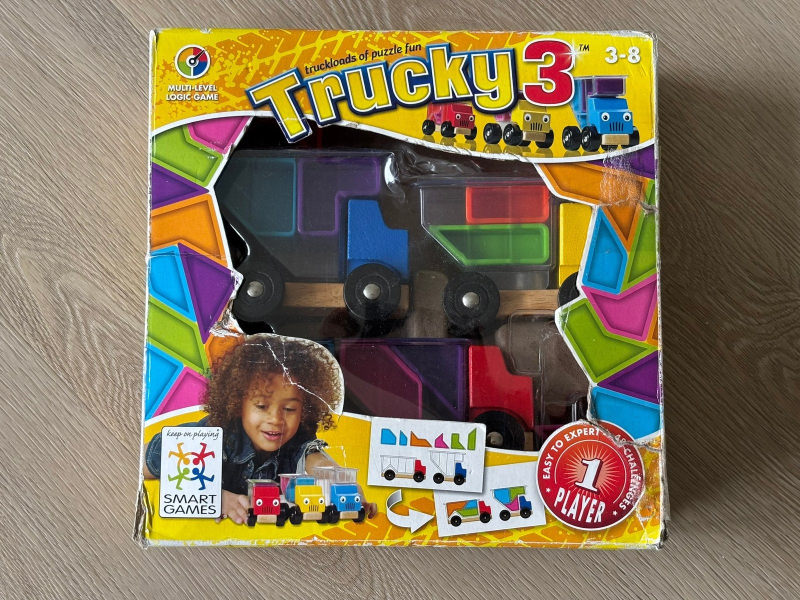 SmartGames - Trucky 3 - 48 opdrachten - Kinderpuzzel, Ophalen of Verzenden, Gebruikt, Ontdekken