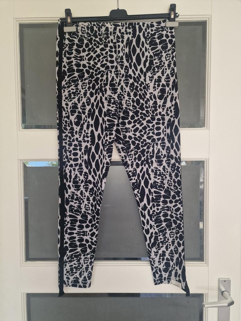 Penn&Ink legging zwart witte print maat 38, Ophalen of Verzenden, Zo goed als nieuw, Zwart, Legging