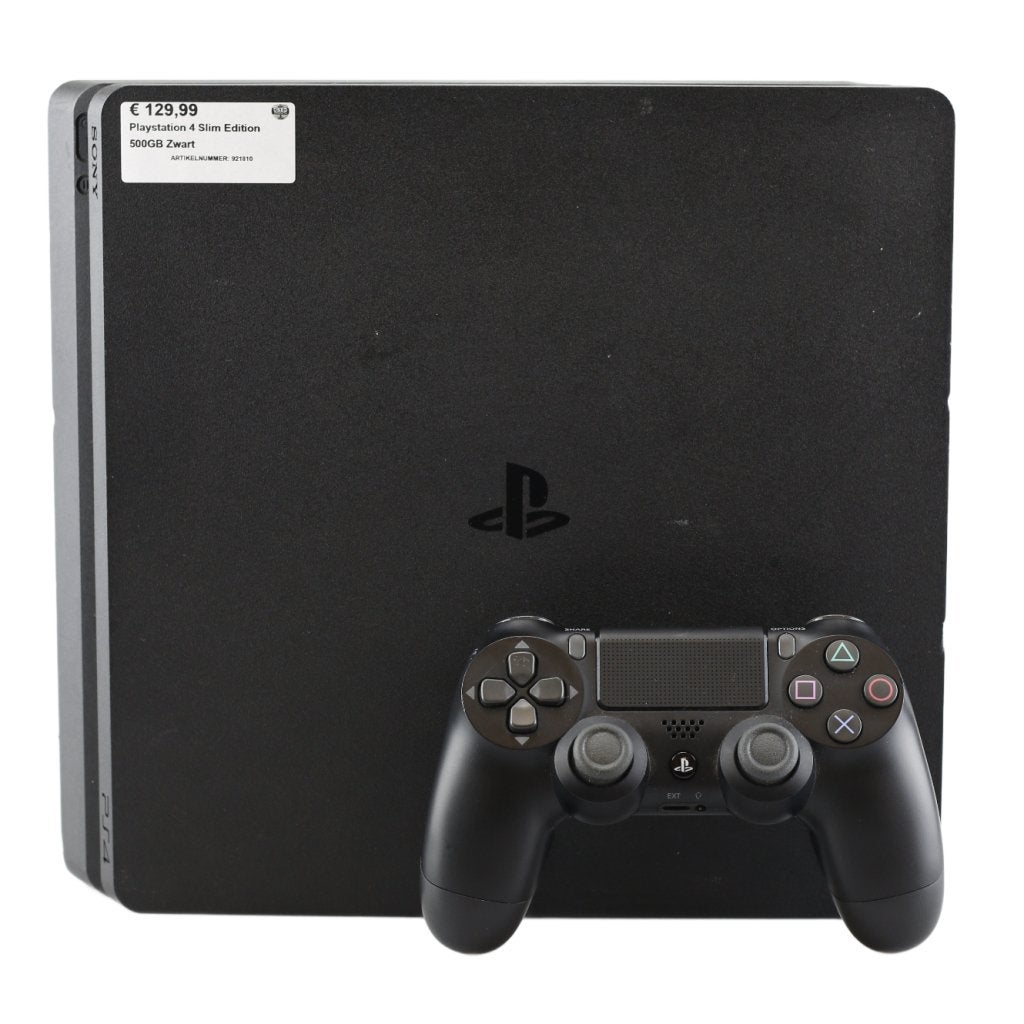 Playstation 4 Slim Edition 500GB Zwart, Sony, Zo goed als nieuw, Support@sony.com, 1-7-1 Konan, Minato-ku
Tokyo 108-0075
Japan