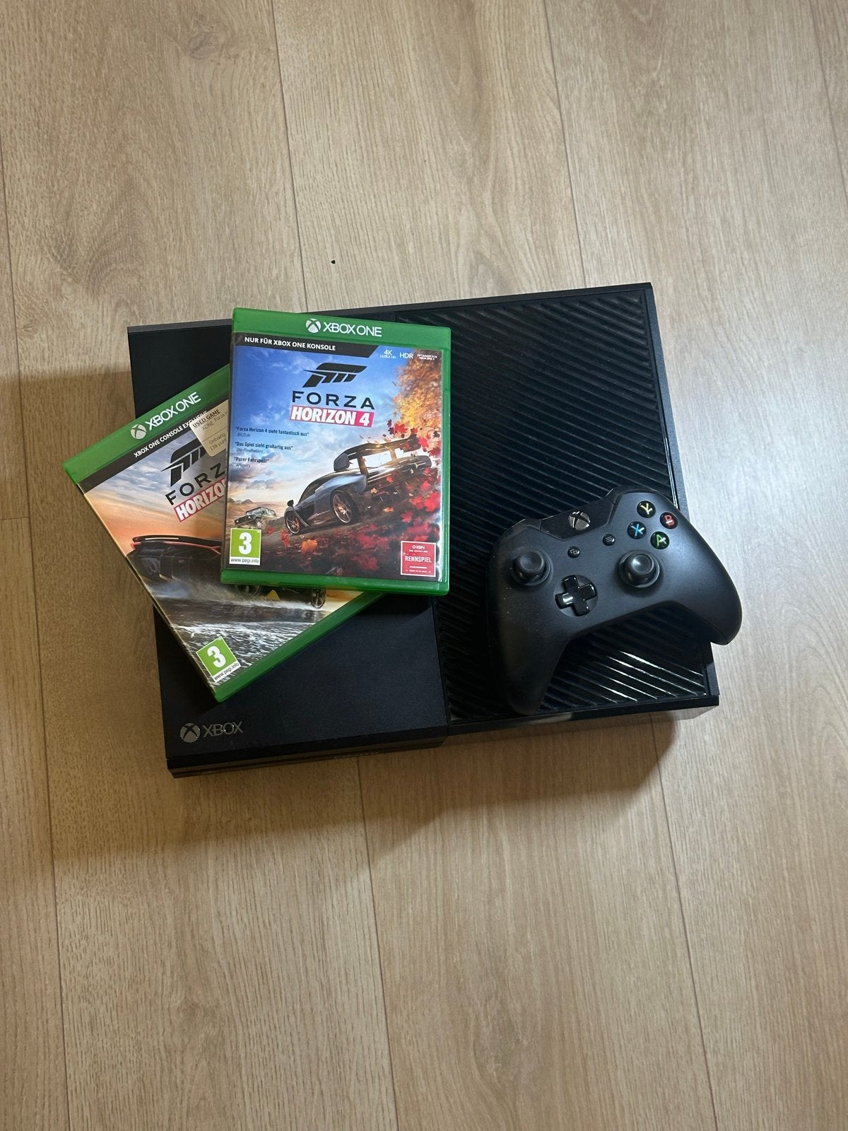 Xbox One 500GB met Forza Horizon 3 & 4 - PERFECTE STAAT!, Ophalen, Xbox One, Zo goed als nieuw, Met 1 controller