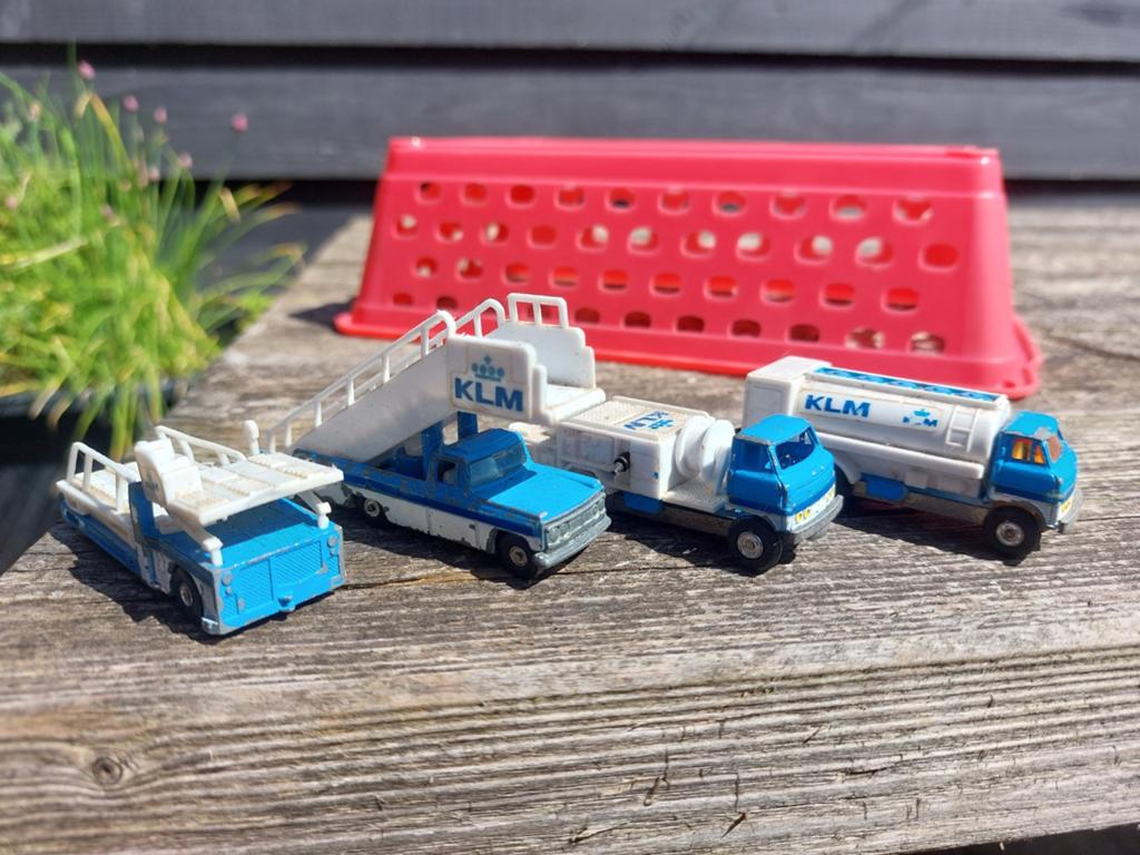 Bandai 1:120 KLM modelauto set, Ophalen of Verzenden, Gebruikt, Auto