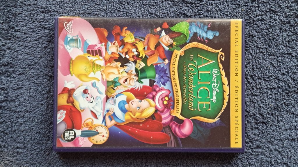 Alice in Wonderland, Cd's en Dvd's, Dvd's | Tekenfilms en Animatie, Vanaf 9 jaar, Ophalen of Verzenden, Zo goed als nieuw, Amerikaans