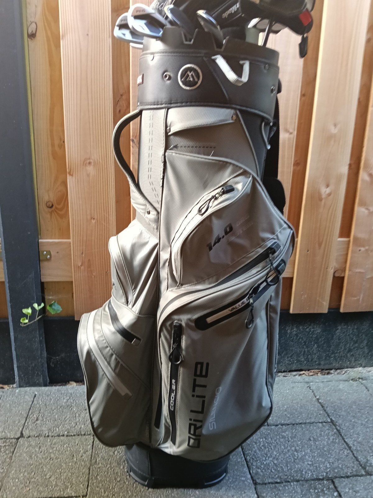 BIG MAX Dri Lite Silencio 2 Cart Bag – Grijs/Zwart, Ophalen, Zo goed als nieuw, Tas