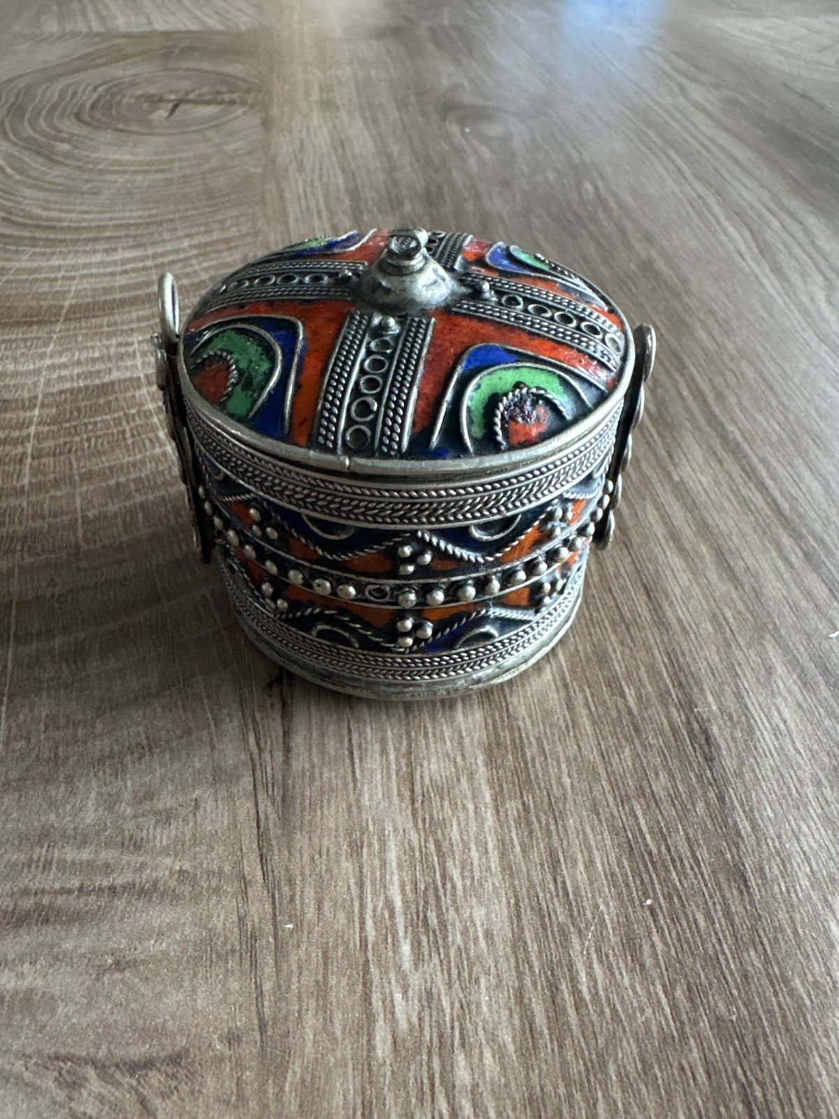 Berber 'Kabyle' armband-doos (cuff bracelet trinket box), Ophalen of Verzenden