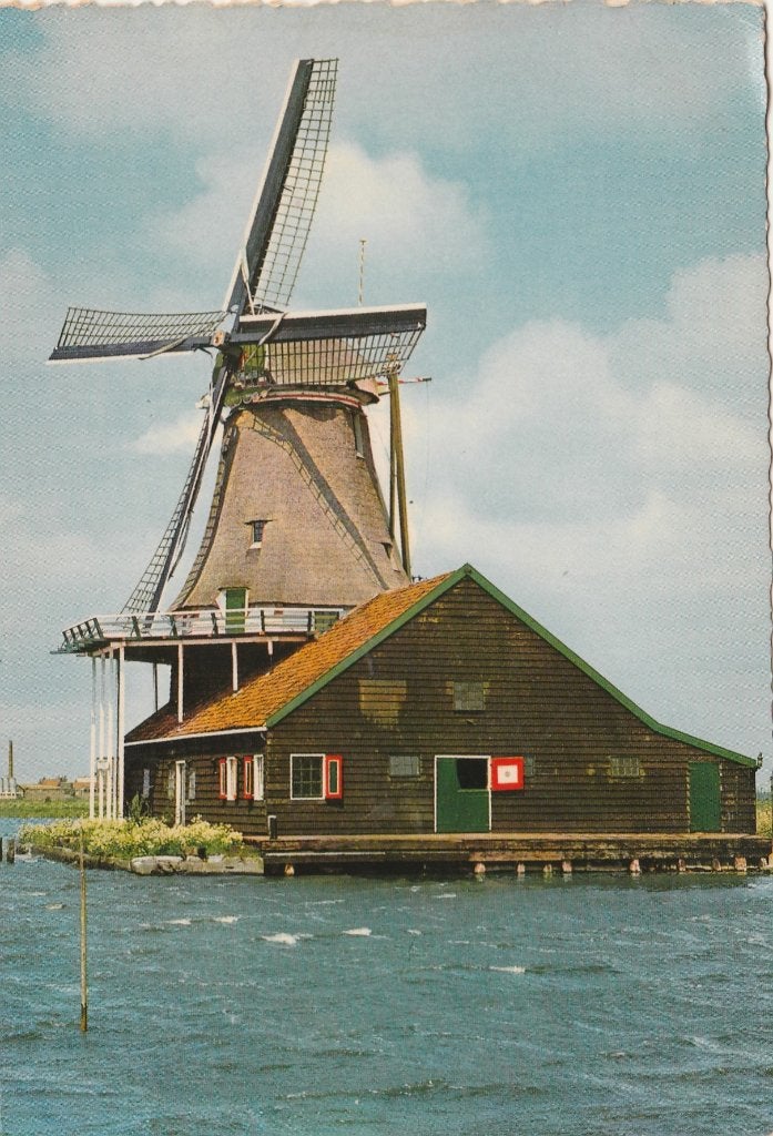 ZAANDAM Molen De Kat Zaanse Schans, Verzenden, 1960 tot 1980, Ongelopen, Noord-Holland