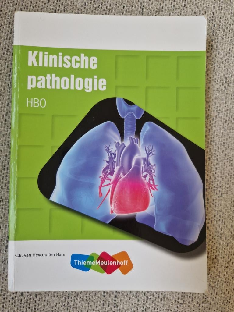 Klinische Pathologie HBO - Studieboek, Boeken, Ophalen of Verzenden, Gelezen, HBO, ThiemeMeulenhoff