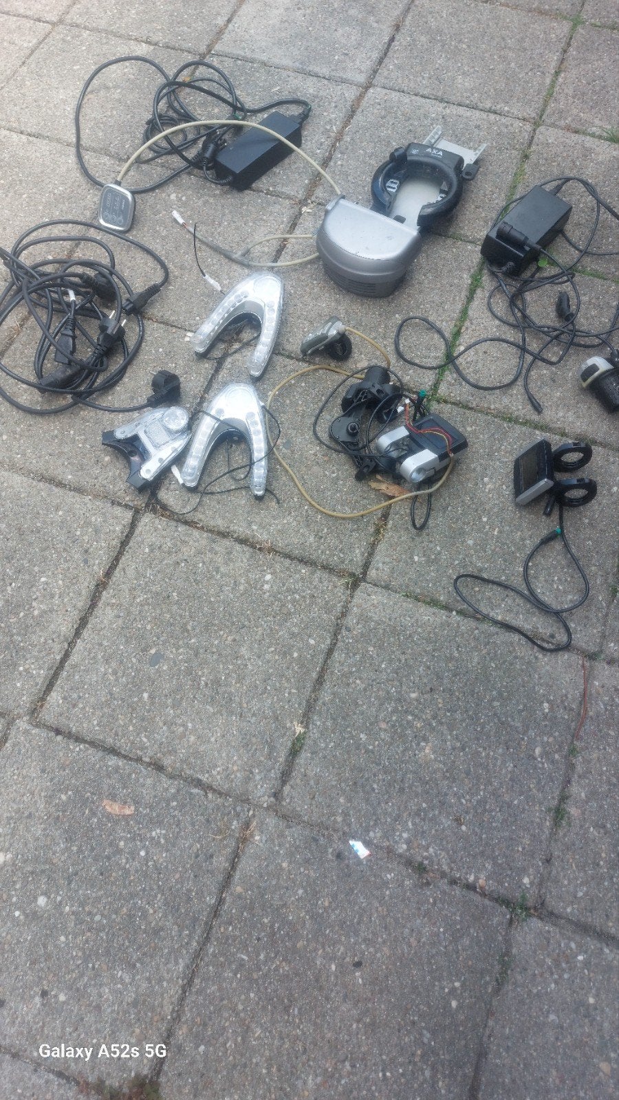 onderdelen voor electrice fietsen batavus en sparta, Ophalen, Gebruikt, Overig, Verlichtingsset