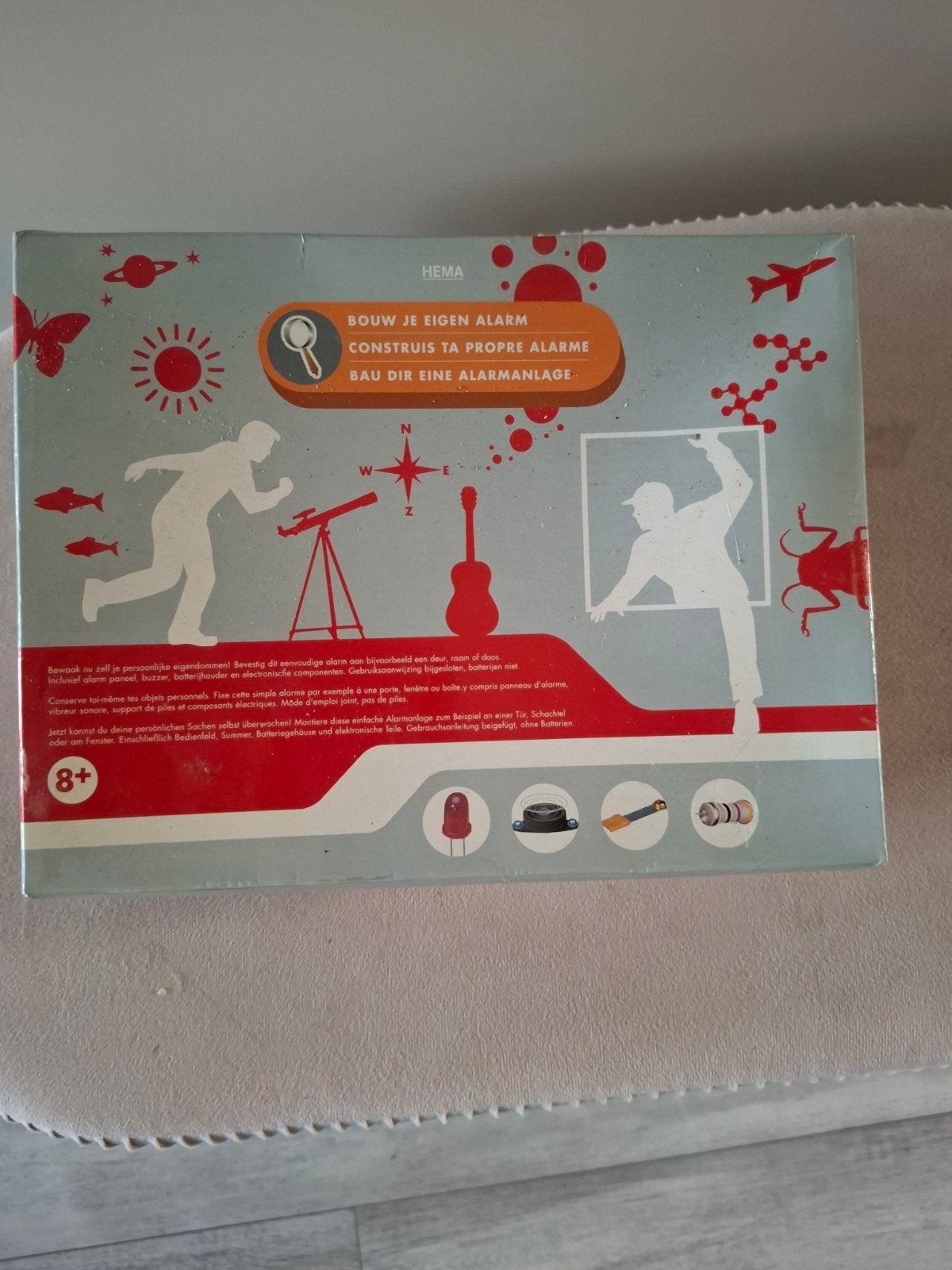 Hema Bouw Je Eigen Alarm Knutselset, Overige thema's, Meerkleurig, Ophalen of Verzenden, Zo goed als nieuw