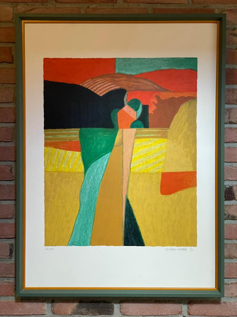 Jeroen Krabbé - Grote Zeefdruk - Gesigneerd - ArtGlass, Ophalen