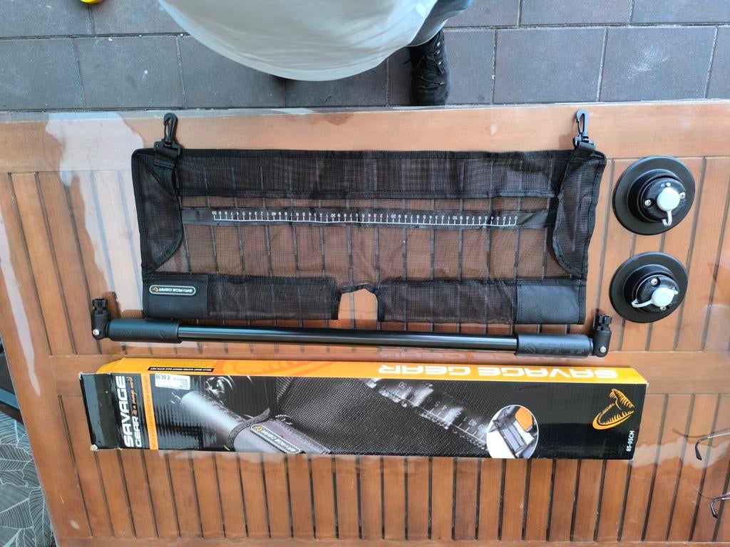 Savage Gear bellyboat gated front bar, Ophalen