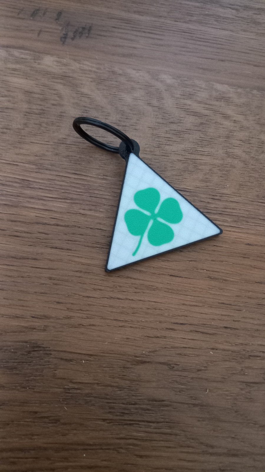 Sleutelhanger klavertje vier, Ophalen of Verzenden, Nieuw