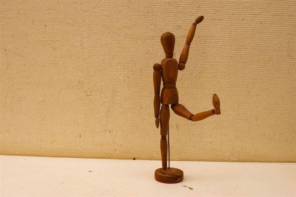Houten tekenpop/ledenpop 30366, Hobby en Vrije tijd, Ophalen of Verzenden, Gebruikt, Overige typen
