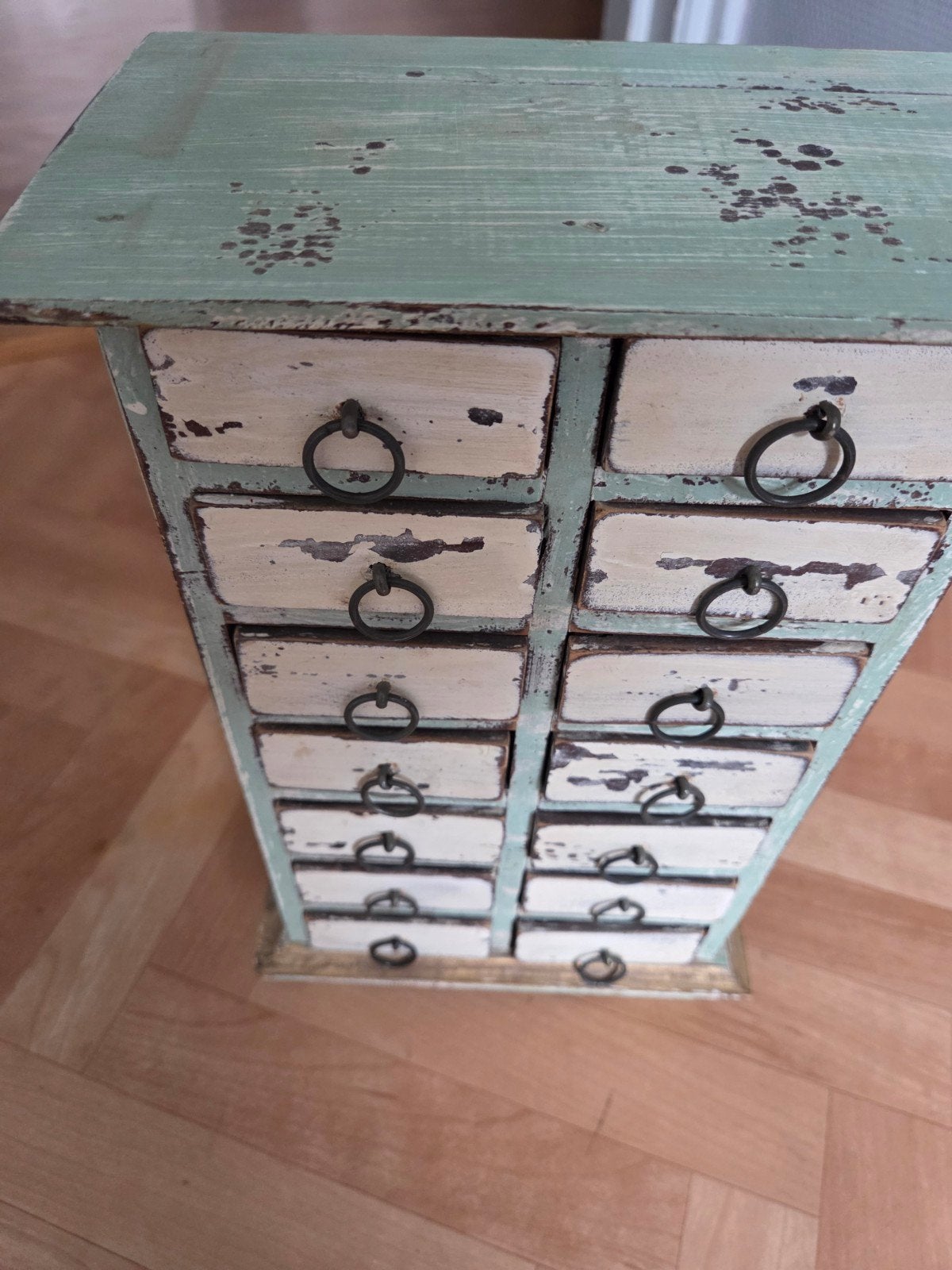 Vintage medicijnkastje met 16 lades, Ophalen of Verzenden