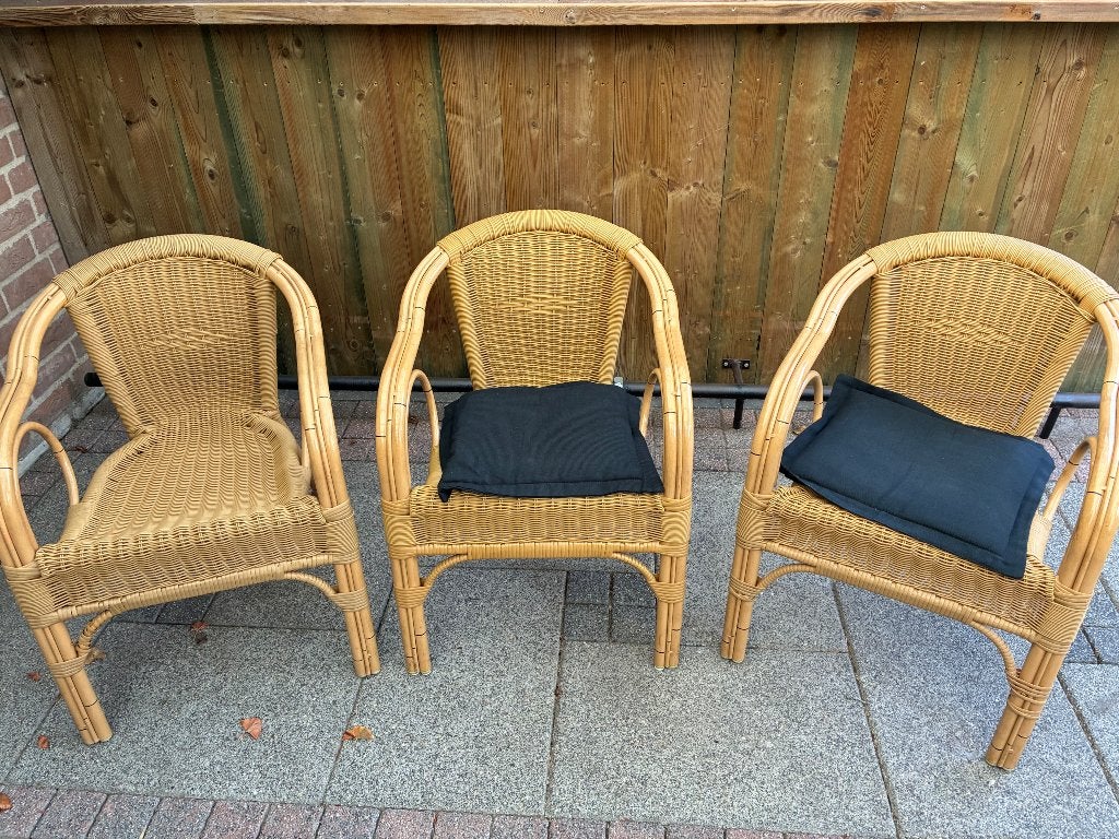 Terrasstoeltjes 8 stuks, Tuin en Terras, Ophalen, Gebruikt, Aluminium, Stapelbaar