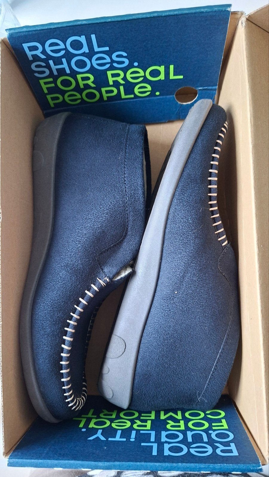 Rohde Pantoffels/Sloffen - Maat 42 - Zo goed als nieuw, Kleding | Dames, Blauw, Rohde, Ophalen of Verzenden, Zo goed als nieuw
