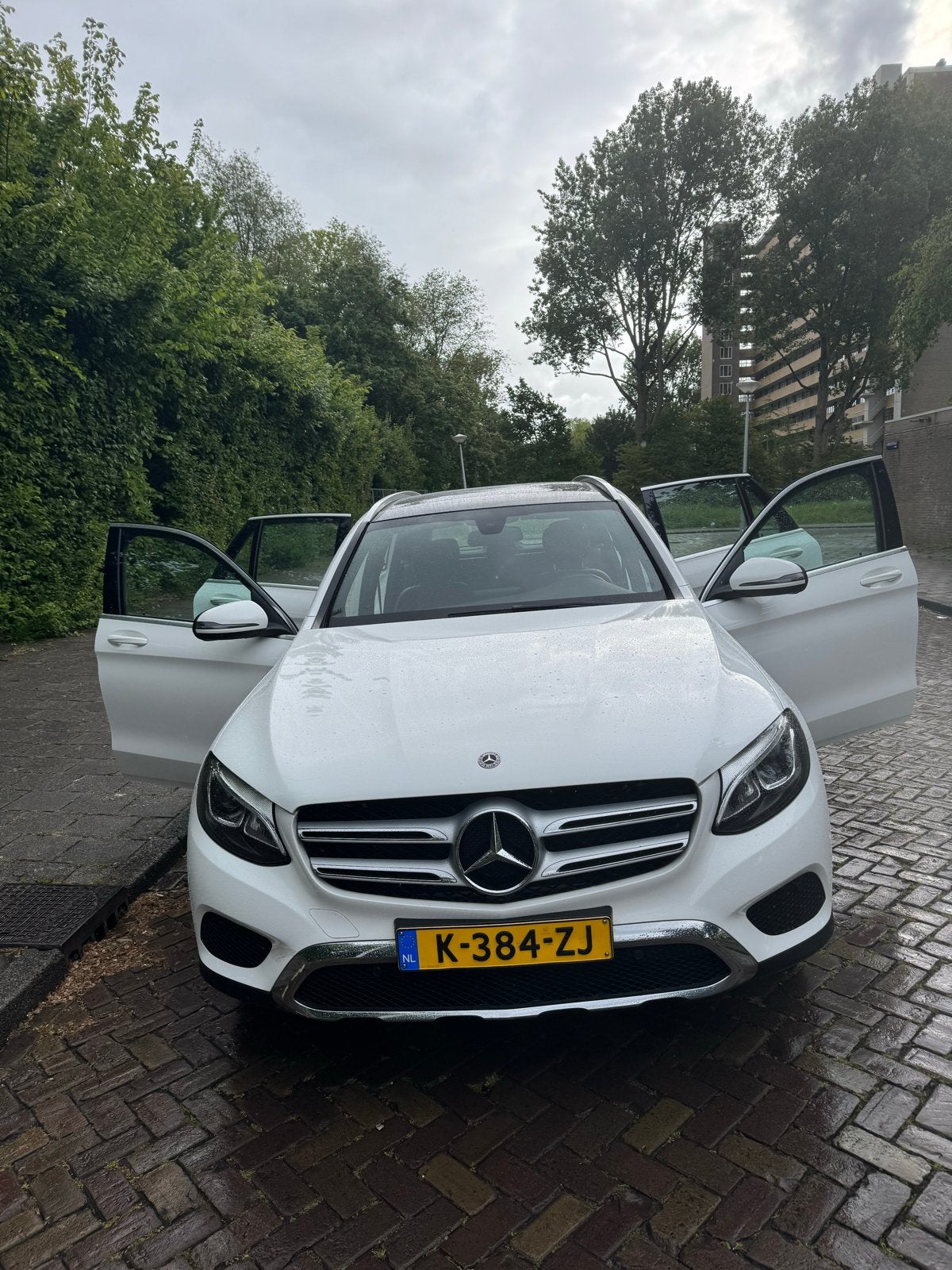 Mercedes-Benz GLC 2.1 Glc250 4MATIC AUT 2018 Wit, Auto's, Automaat, 15 km/l, 4 cilinders, Wit