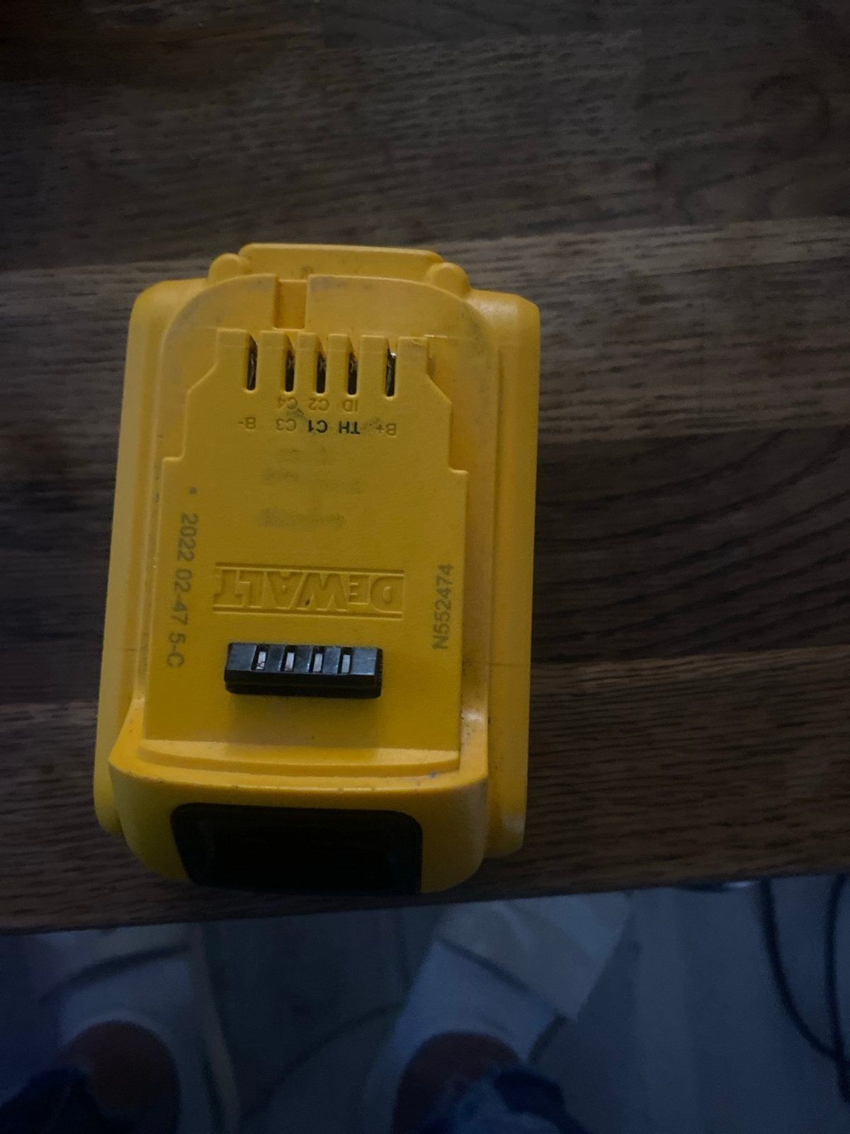 DeWalt 18V XR 5.0Ah Accu, Gebruikt