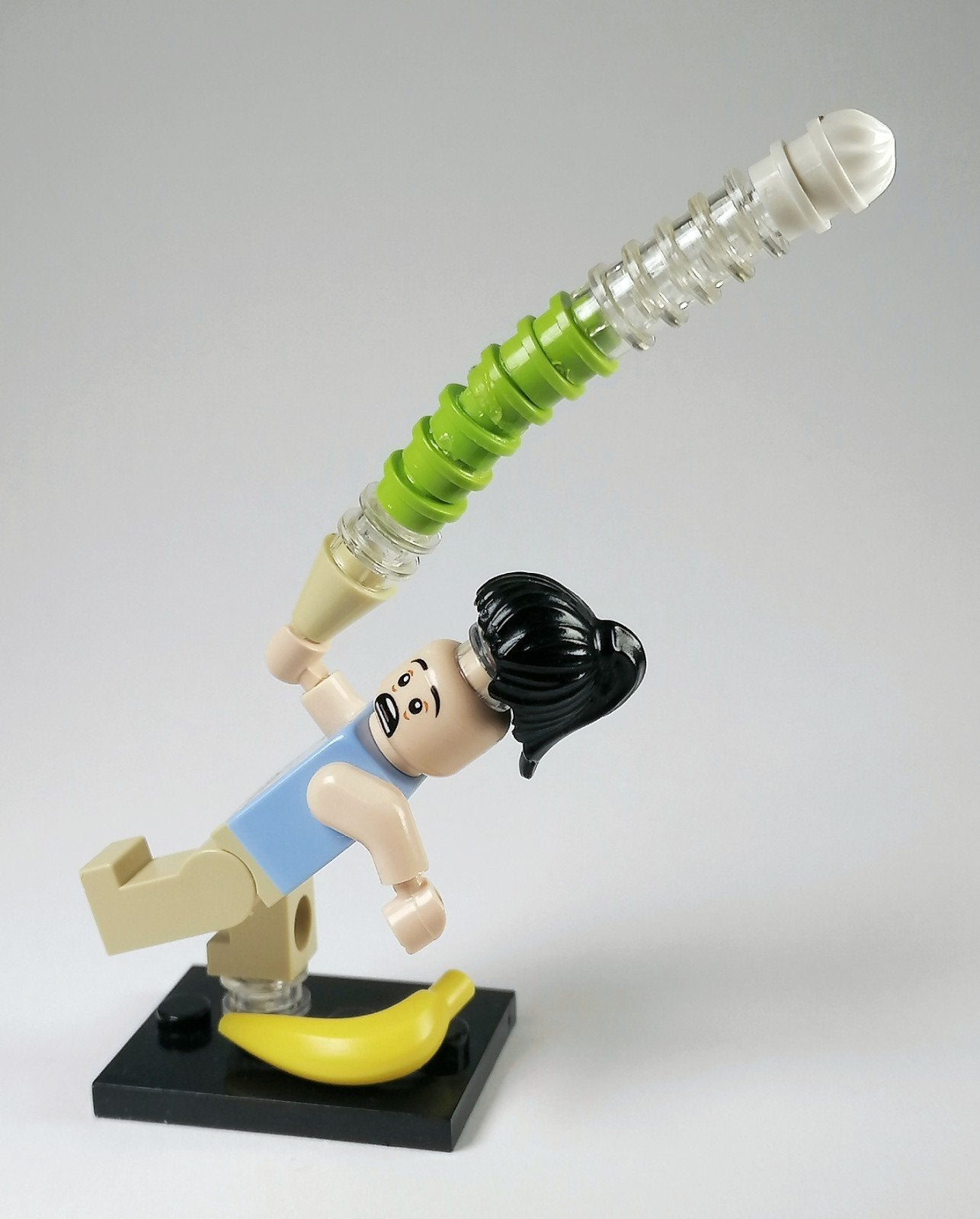 Lego MOC minifig Petra Pistache ijs! € 3,95, Ophalen of Verzenden, Nieuw, MOC (eigen creatie), Lego