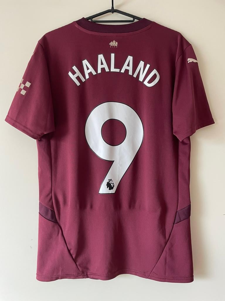 Haaland #9 Manchester City Puma Voetbalshirt 24/25 Third S, Kleding | Heren, Puma, Ophalen of Verzenden, Zo goed als nieuw, Voetbal